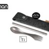 خرید اسپورکن لایت مای فایر مدل Spork´n Straw Kit Titanium درفروشگاه اینترنتی اورامان