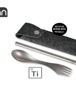 خرید اسپورکن لایت مای فایر مدل Spork´n Straw Kit Titanium درفروشگاه اینترنتی اورامان