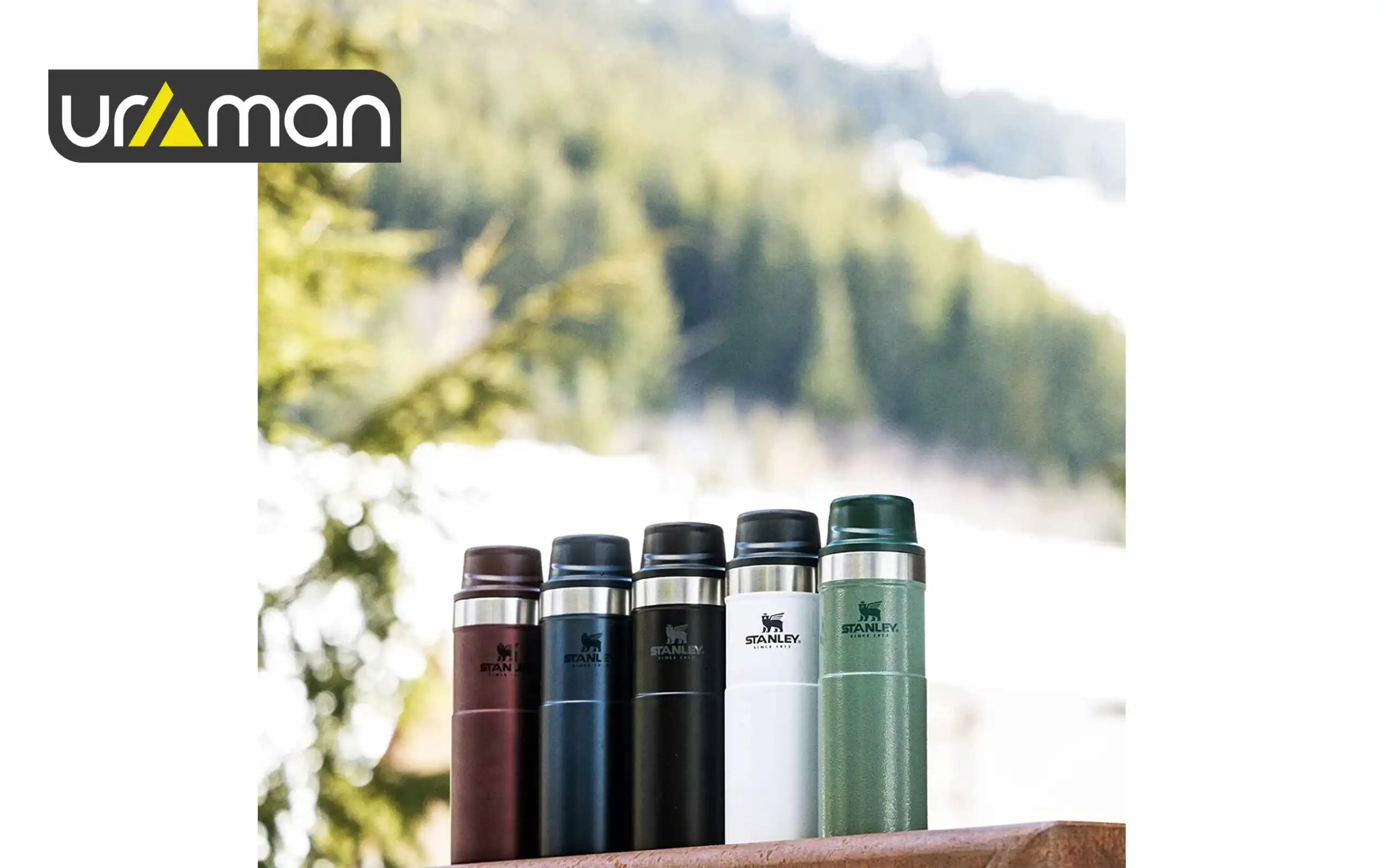 خرید ماگ دکمه دار استنلی مدل Stanley Classic Traigger Action Travel Mug 0.47L 