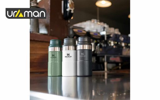 ماگ دکمه دار استنلی مدل The Trigger - Action Travel mug 0.35L