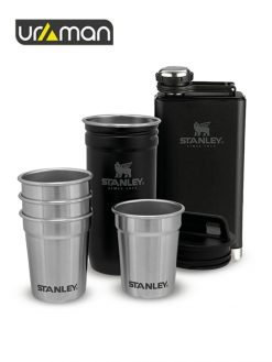 خرید ست قمقمه کتابی و شات استنلی مدل Stanley Shot Glass+Flask Set در فروشگاه اورامان