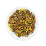 آفکوک خوراک گوشت و سیب زمینی و قارچ