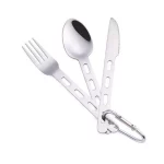 ست قاشق و چنگال و کارد اسنوهاک مدل SnowHawk Camp Cutlery 3 Piece Set SN-S122