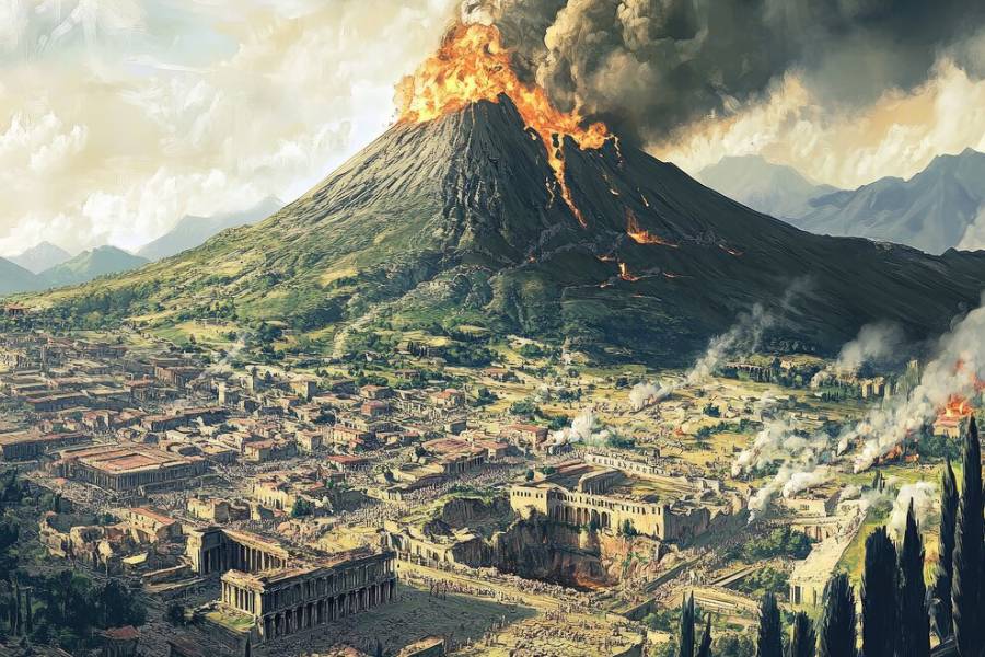 آتشفشان آتنا در ایتالیا