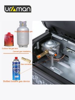 خرید اجاق و بخاری گازی مسافرتی مدل Yanchuaan Gas Heater YC-808B در فروشگاه اورامان