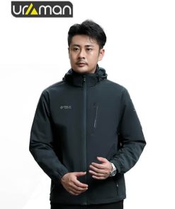 خرید کاپشن دوپوش پر مردانه جک لائو مدل Jekelanwang 617