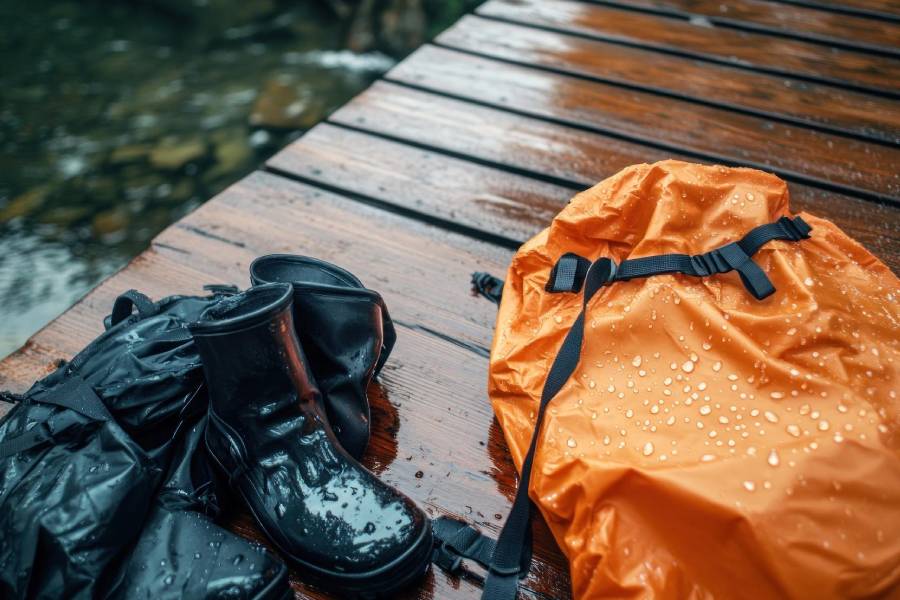 تجهیزات کوهنوردی در باران