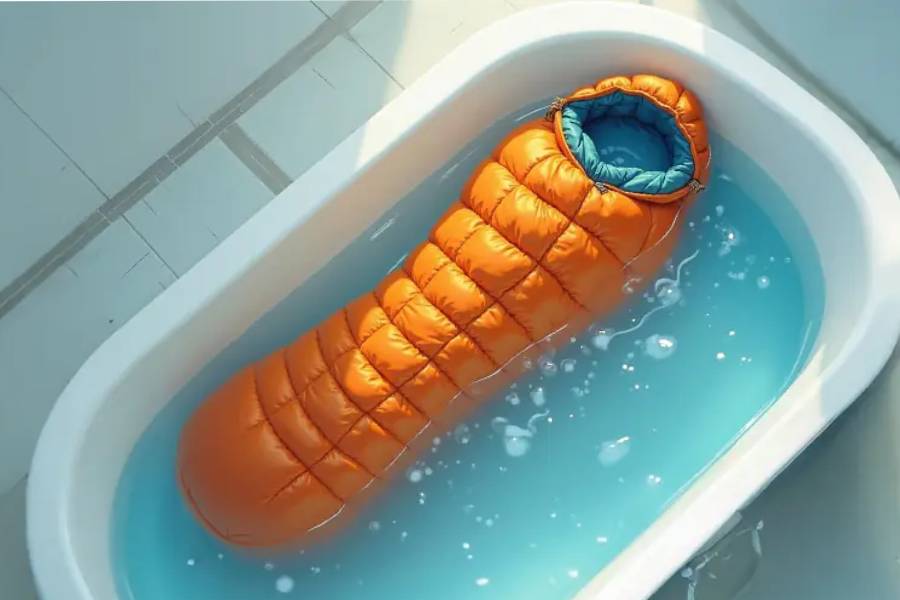 نحوه صحیح شستن کیسه خواب