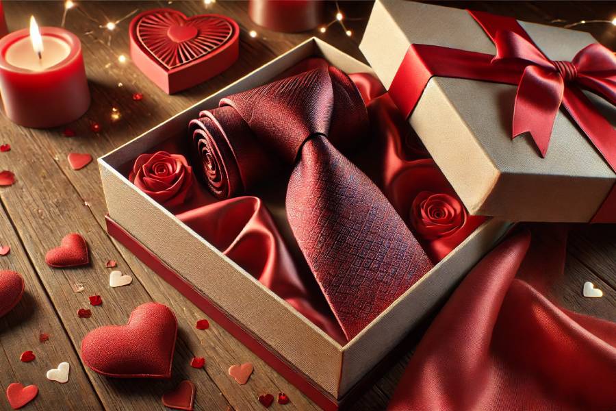 کراوات برای کادو ولنتاین برای پسر