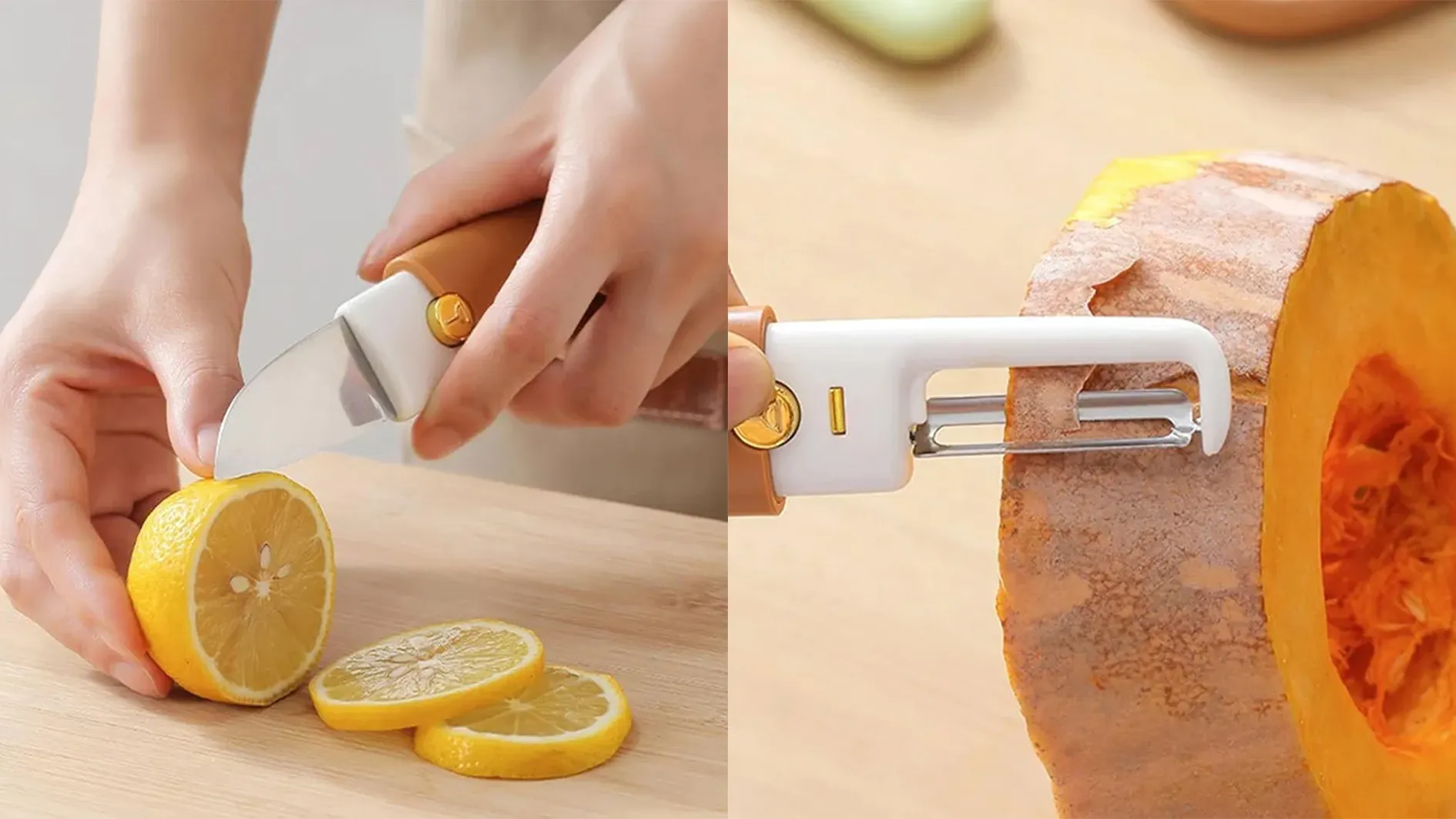 چاقو و پوست کن دو طرفه 