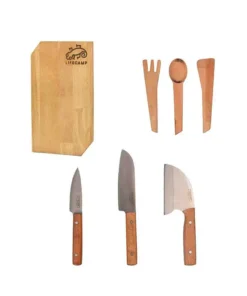 ست تخته و چاقو سه تکه صربستانی لایف کمپlife camp