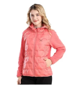 کاپشن تک پوش پر و پلار اسنوهاک 68582 صورتی روشن