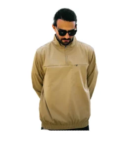سویشرت نیم زیپ کوچ کرم
