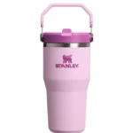 قمقه استنلی The IceFlow™ Flip Straw Tumbler | 20 OZ صورتی
