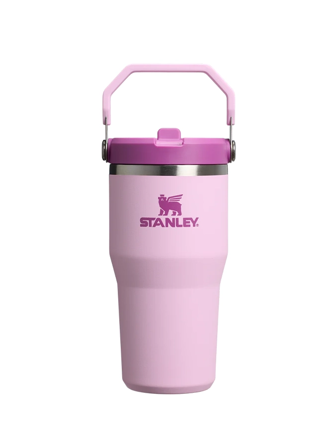 قمقه استنلی The IceFlow™ Flip Straw Tumbler | 20 OZ صورتی