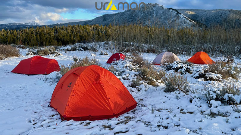 مقایسه تیرک و ساختار چادر پکینیو و اسنوهاک