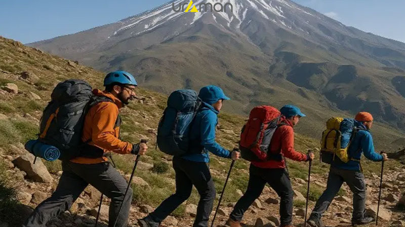چک لیست کامل تجهیزات صعود به دماوند در تابستان و زمستان + لیست ضروری ۱۴۰۵