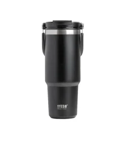 تراول ماگ دسته‌دار 900 میلی لیتر تایسو مدل TS-8828 مشکی